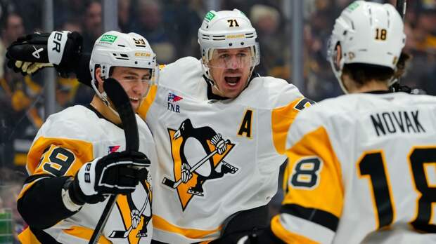 2 ассиста Малкина и гол Чинахова помогли «Питтсбургу» обыграть «Нью-Джерси»