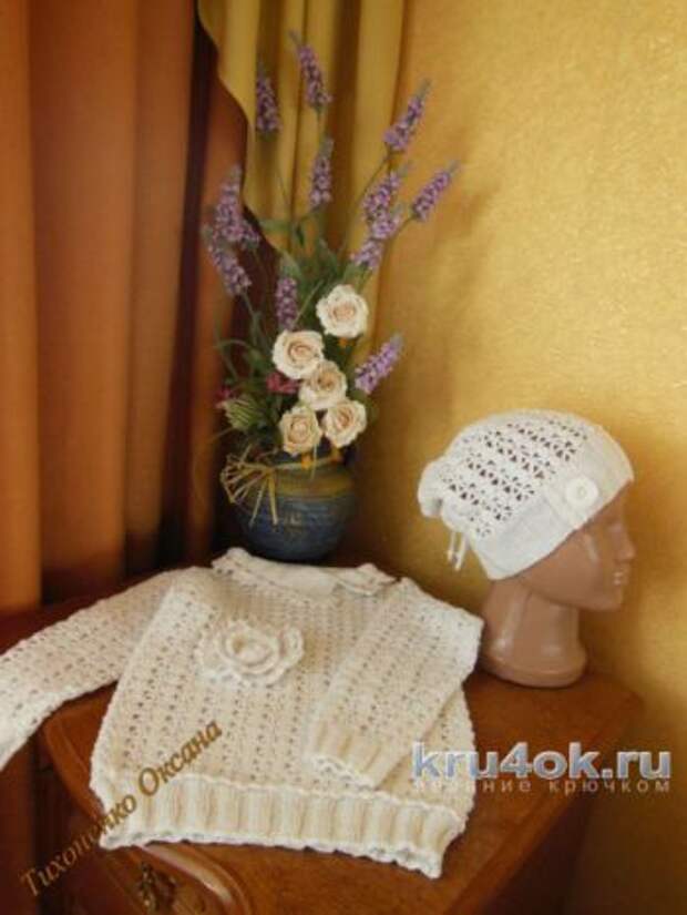 Схема вязания детской шапочки крючком
