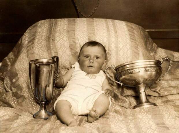 Марсия Пинкенфилд шести месяцев от роду, победила конкурсе и была выбрана самым красивым ребенком Америки, 1927 год история, ретро, фото