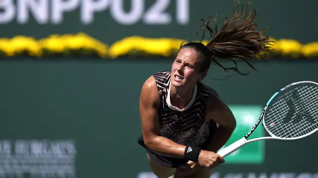 Касаткина уступила Кербер в третьем круге турнира WTA в Индиан-Уэллсе