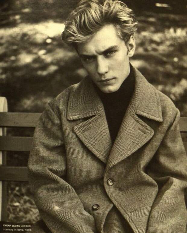 Джуд Лоу для Vogue, 1995 год.