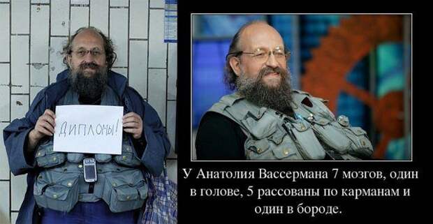 шутки и мемы с Анатолием Вассерманом