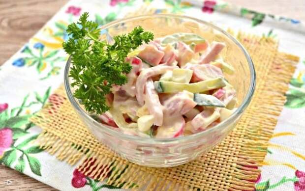 Салат из крабовых палочек