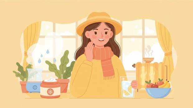 Врач Матвеева рассказала, как ухаживать за кожей в сезон отопления