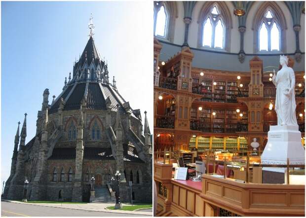 Библиотека Парламента Канады (Оттава).