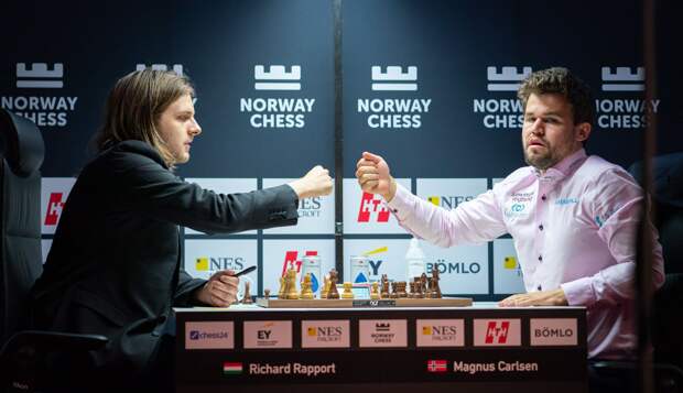 Rapport Carlsen draw 2021 Norway Chess