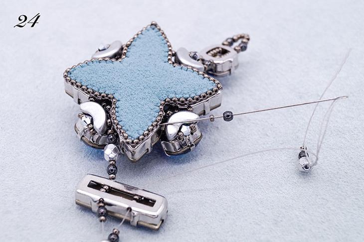Создаем роскошное колье с кристаллами Swarovski