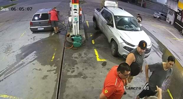 Мужчина пытался спалить заправку в Бразилии