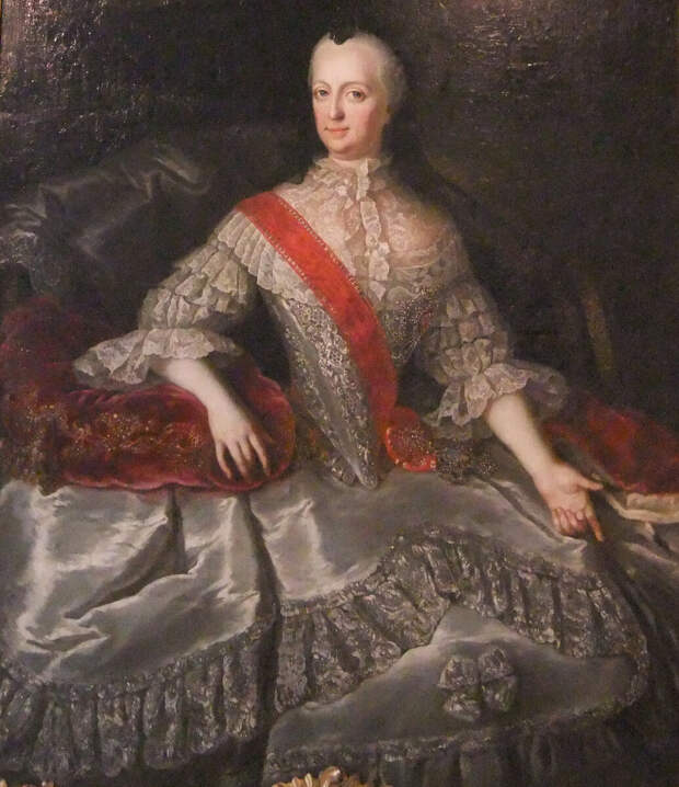 Портрет матери Екатерины II и князя Фридриха Августа Ангальт-Цербстского. 