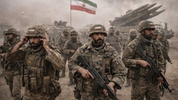 Армия Ирана / Иран / Изображение сгенерировано ИИ ChatGPT / amic.ru