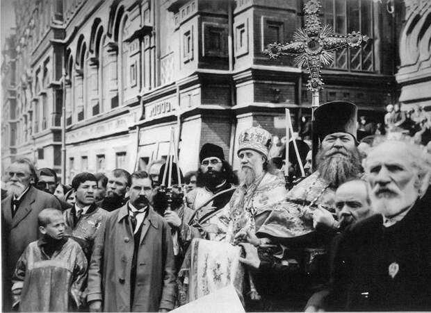 Снимки Москвы в 1918 году. Первый год при большевиках