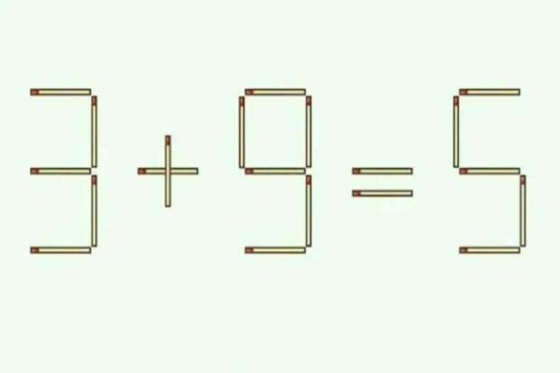 Проверь свою логику: головоломка со спичками, которую решают лишь самые внимательные