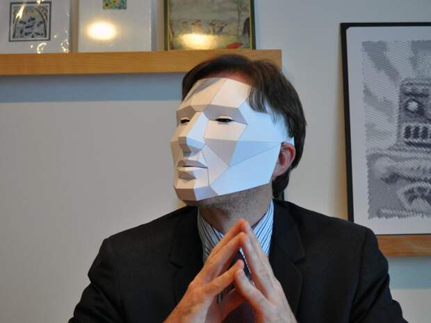 9. Полигональная маска. 3d принтер, 3d-печать