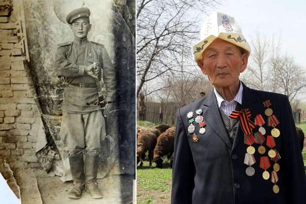 15 героев Великой Отечественной Войны из 15 республик Советского Союза - Абла Бегалиев, уроженец Киргизии, 91 год