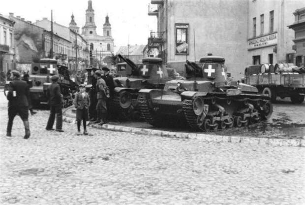 Немецкий танк в Польше, 1939 год. /Фото: waralbum.ru