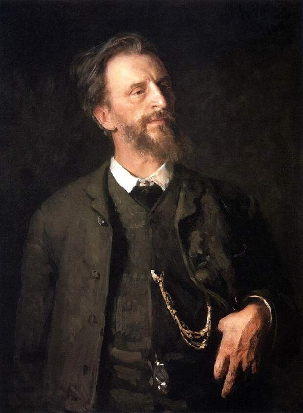 Портрет Григория Григорьевича Мясоедова. Автор Илья Репин. 