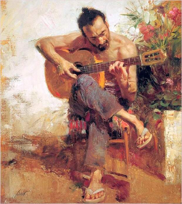 Романтическая живопись от Pino Daeni. Романтическая живопись от Pino Daeni.