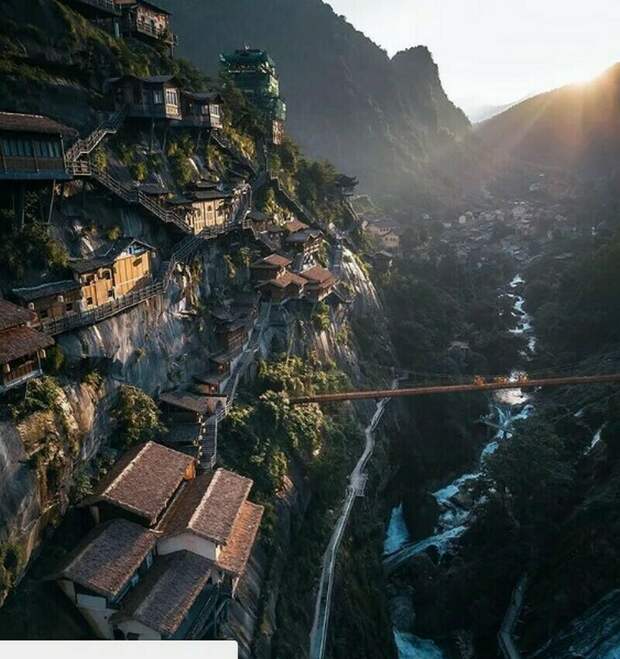 15 фото чудесной деревушки Вансянь, которая совсем не такая, какой кажется