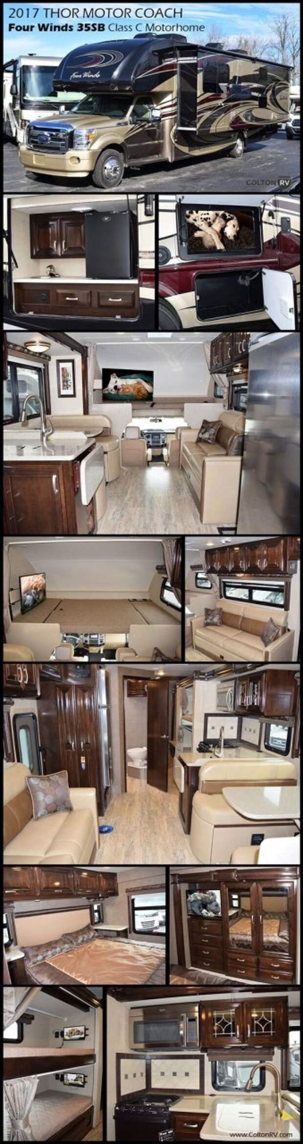 2017 Thor Motor Coach Four Winds Super C 35SB 2017 Thor Motor Coach Four Winds Super C 35SB автомир, дома на колесах, красота, удобство, чудеса