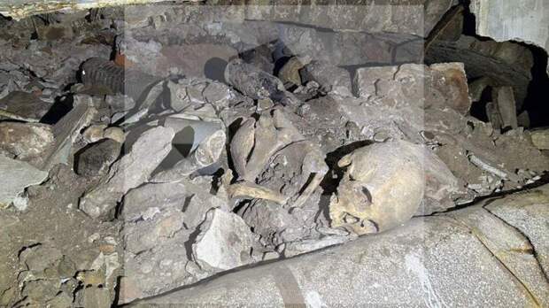 В подвале дома в центре Москвы найдены человеческие кости и череп