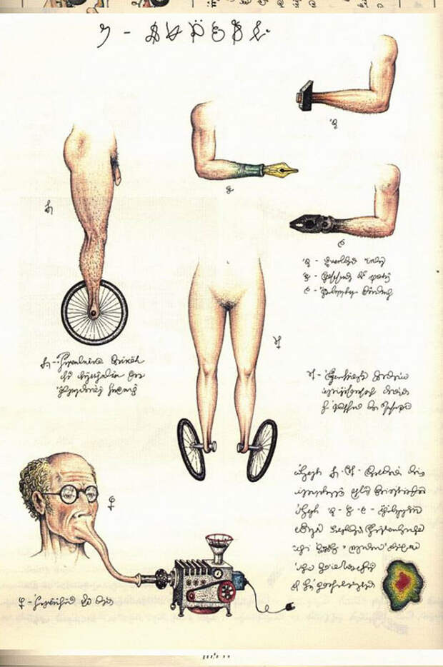 page from codex seraphinianus