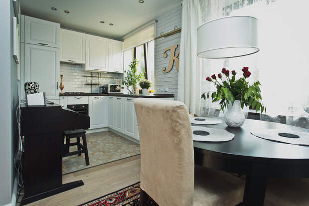 Фотография: Кухня и столовая в стиле Скандинавский, Квартира, Дома и квартиры, IKEA, герой недели, герой недели 2014, двушка в москве – фото на InMyRoom.ru
