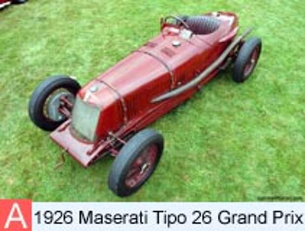 Фотография автомобиля 1926 Maserati Tipo 26 Grand Prix