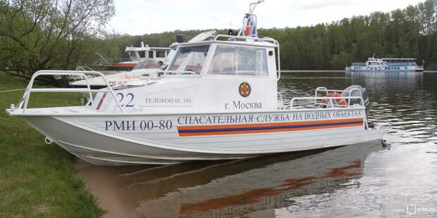Двоих тонущих спасли из Москвы-реки в Щукине