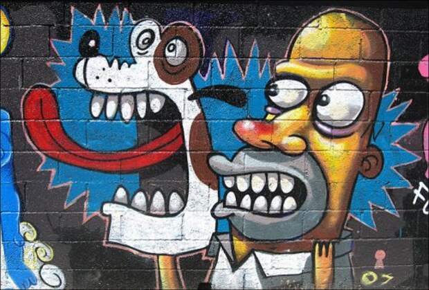 Интересные граффити