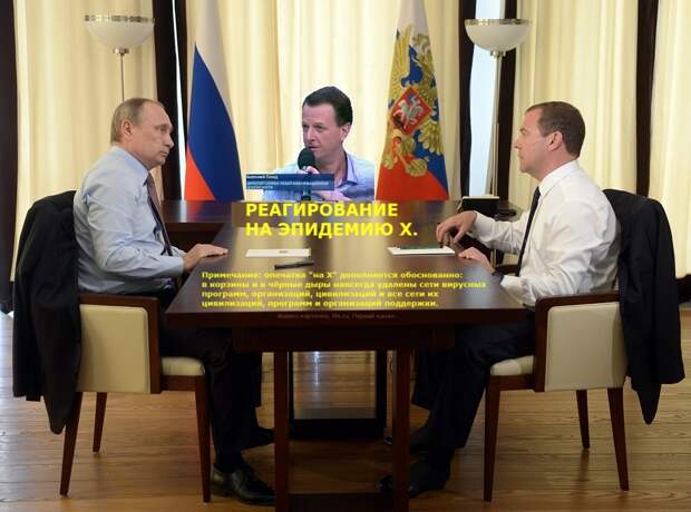 Анатолий Голод. Владимир Путин. Дмитрий Медведев.