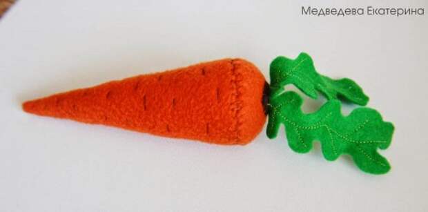 Морковь из флиса 38