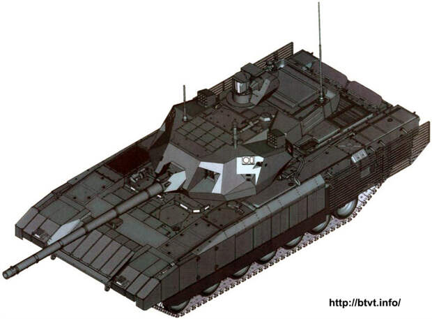 Танк Т-14 "Армата" снаружи и внутри армата, танк
