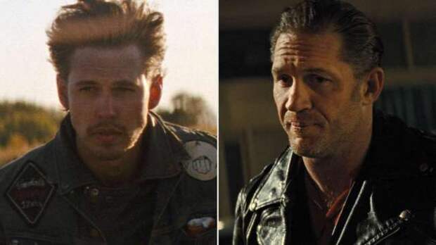 austin butler and tom hardy in the bikeriders