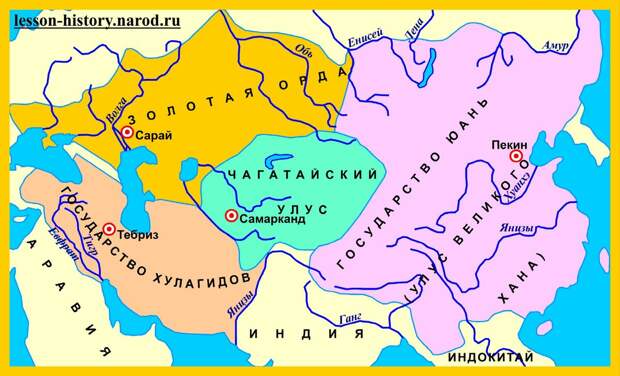 Распад Монгольской империи