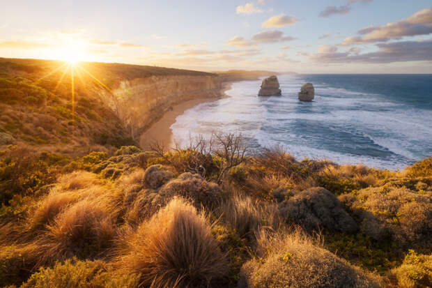 Австралия природа, солнце, фотограф