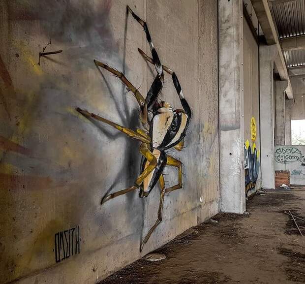 Невероятно реалистичный стрит-арт, который переворачивает все представления о граффити граффити, до и после, искусство, красиво, рисунки, стрит-арт, творчество, фото