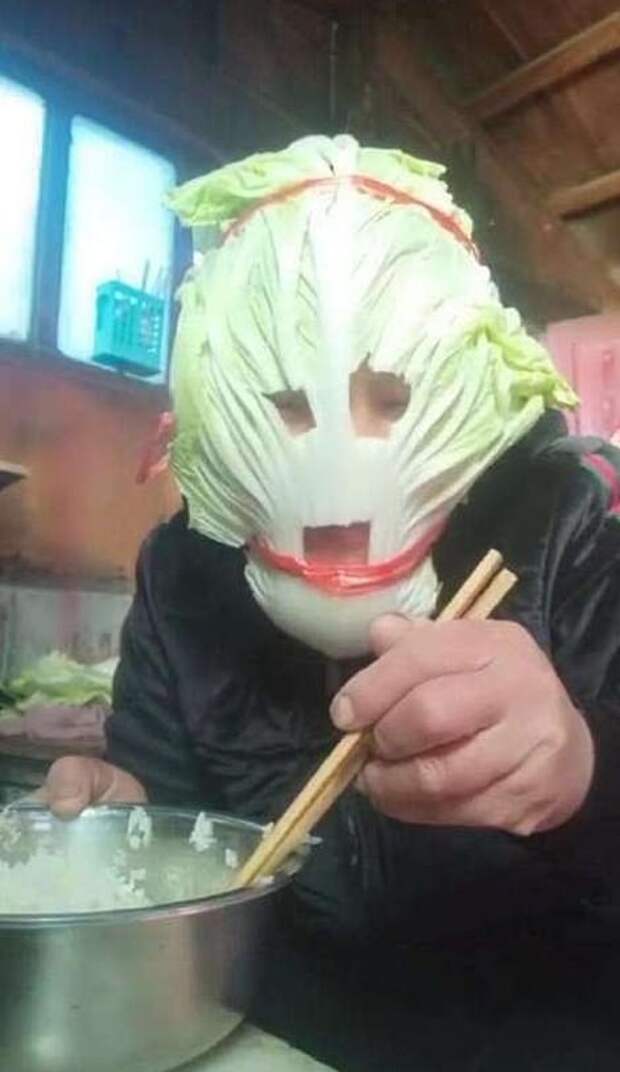 Капустный лист превращается...