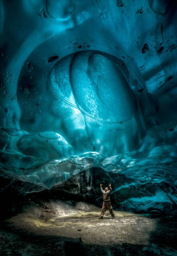 Incredible Alaskan ice cave