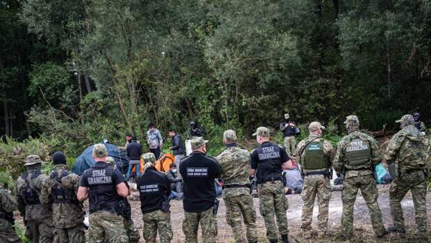Минобороны Польши: белорусские военные под покровом ночи рушат забор для мигрантов