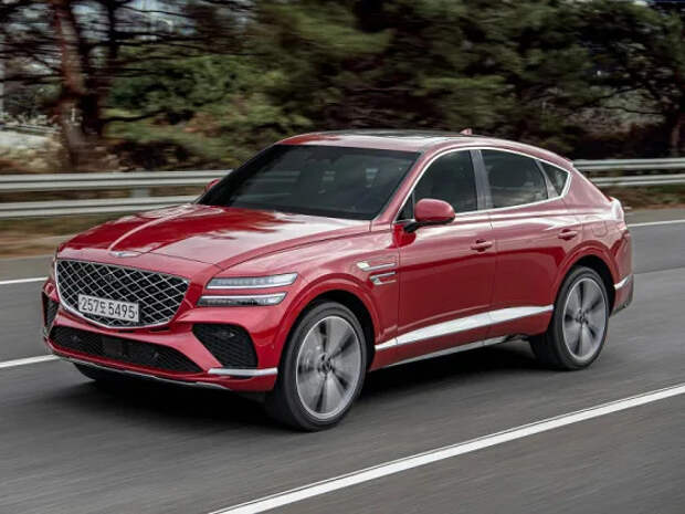 Genesis GV80 Coupe за 8 месяцев подешевел в России на 1,3 млн рублей. Кроссовер премиум-бренда Hyundai оснащен 2,5-литровым мотором и полным приводом