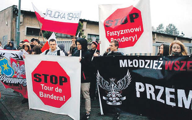 Поляки протестуют против разгула украинского национализма и не хотят распространения у себя соседской заразы