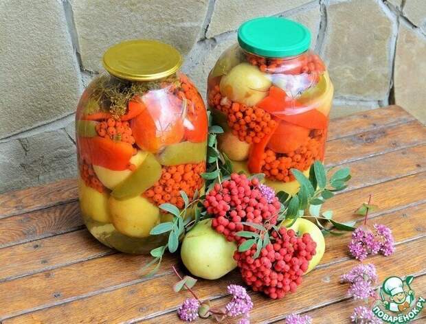 Маринованная рябина