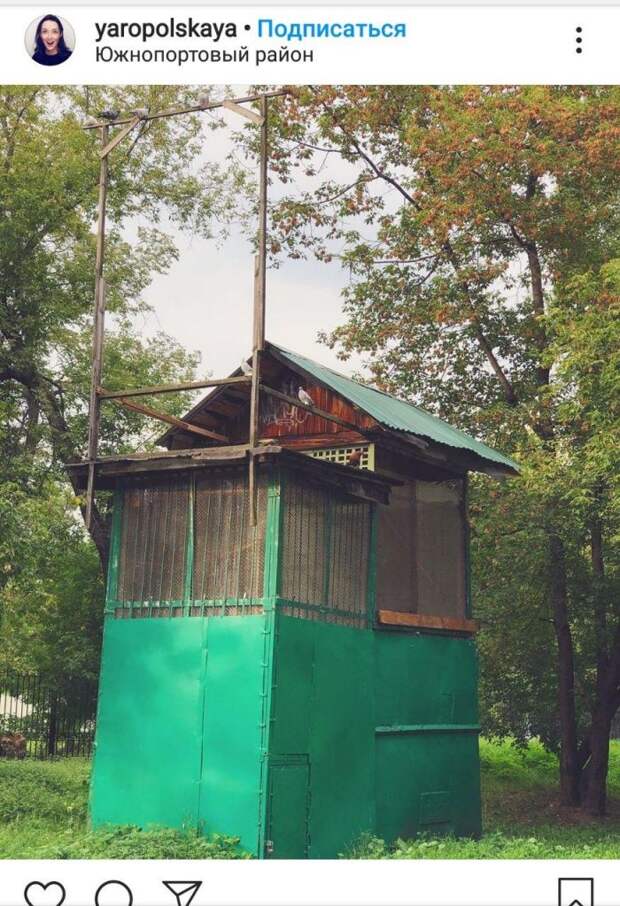 Фото дня: голубятня в Южнопортовом