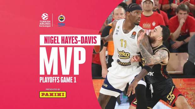 Найджел Хэйс-Дэвис стал MVP первых игр плей-офф Евролиги