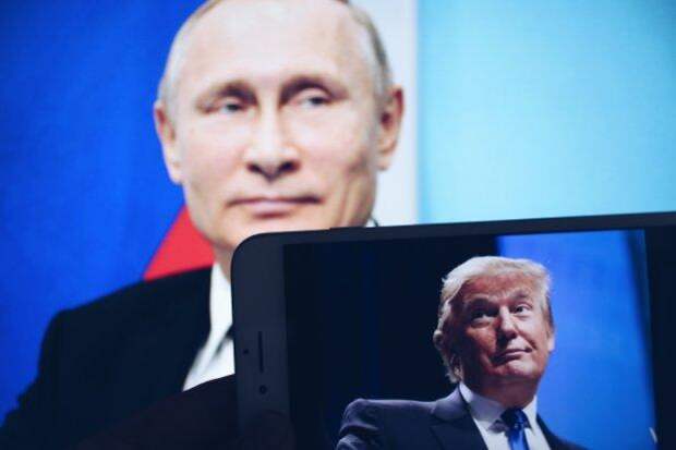 Рукопожатие Путина и Трмпа Саммит в Хельсинки, Путин и Трамп, рукопожатие