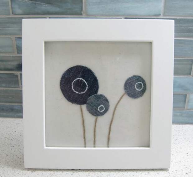 Как сделать цветы из старых джинсов — 5 идей