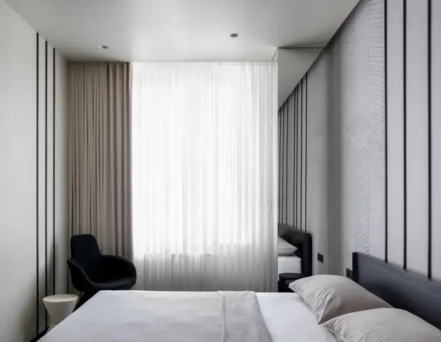 Может ли полностью белая квартира быть уютной: показываем на примере однушки 62 м² в стиле минимализм
