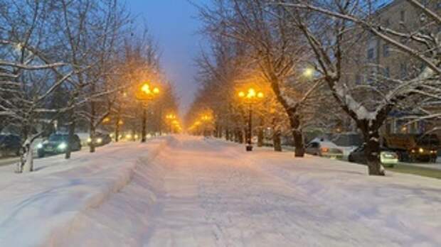 Проспект Ленина зимой / Фото: amic.ru