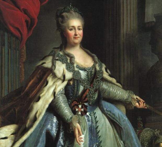Екатерина II ( София Фредерика Августа Ангальт-Цербстская ) Романовы, история, россия, факты, цари