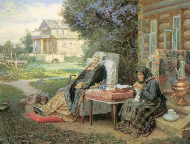 Василий Максимов. Все в прошлом. 1889 Василий Максимов. Все в прошлом. 1889